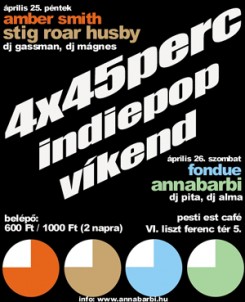 annabarbi - 4x45perc indiepop víkend