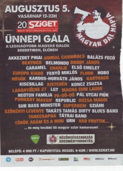 Sziget - Ünnepel a Magyar Dal a Szigeten Sziget - Ünnepel a Magyar Dal a Szigeten